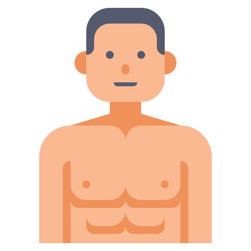 Chest human body body human icon