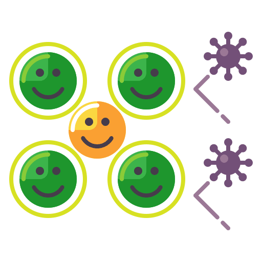Immunity group immunity immunization icon