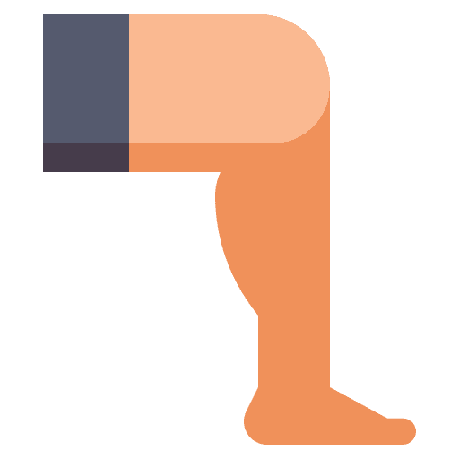 Leg foot body parts anatomy icon