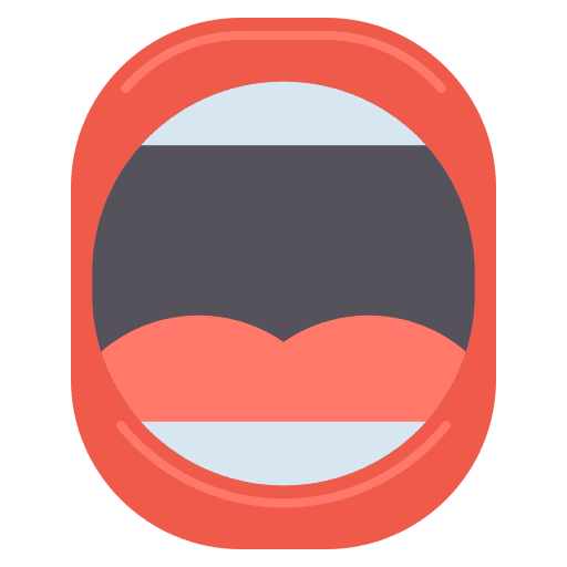 Mouth anatomy mouth tongue icon