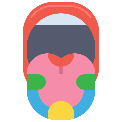 Mouth taste anatomy mouth icon
