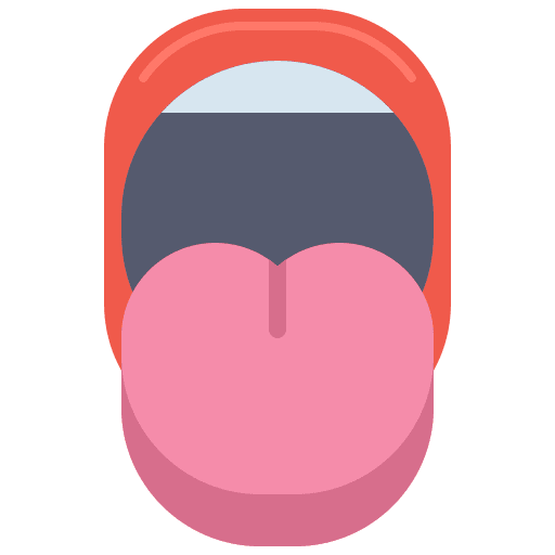 Tongue oral flavor tongue out icon