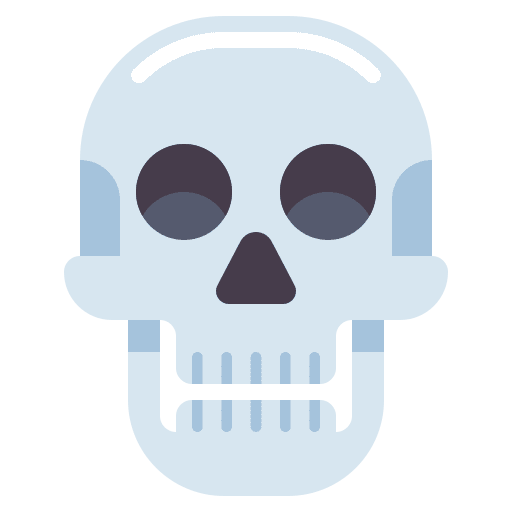 Skull skull head antropology icon