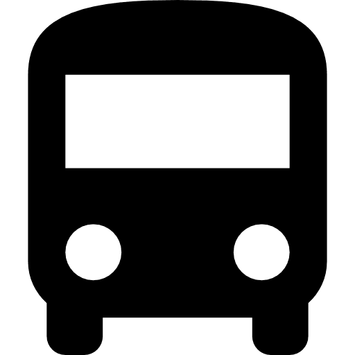 Bus transportation electric bus vehicle icon