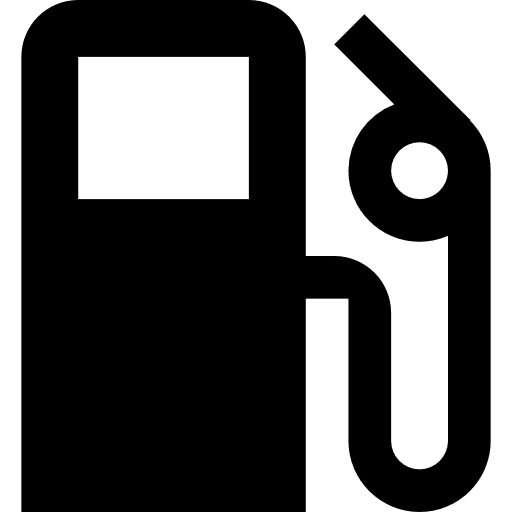 Gas station energy gasoline fuel icon