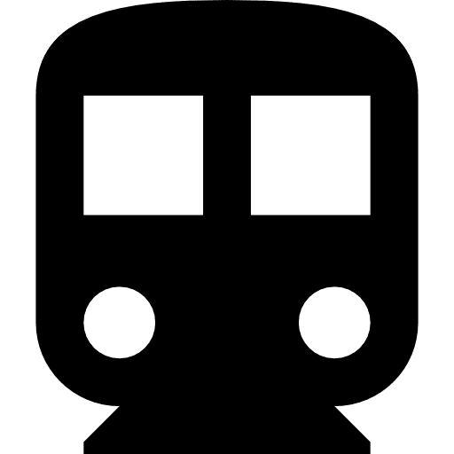 Train train directions public transport icon