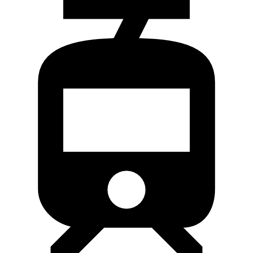 Tram tram transportation transport icon