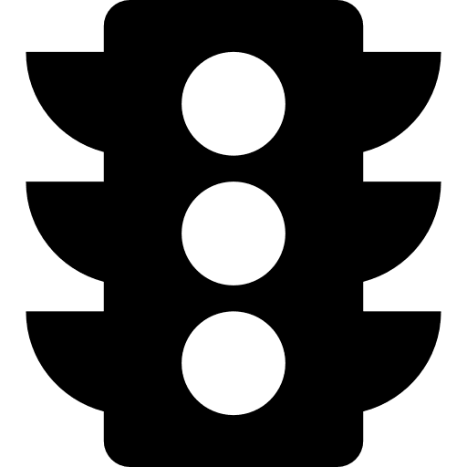 Traffic light traffic tools and utensils vehicle icon