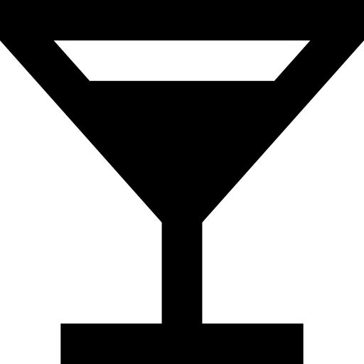 Cocktail pub alcohol bar icon