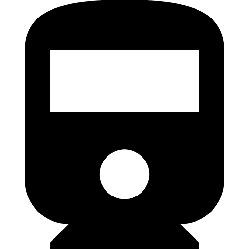 Train transportation public transport icon