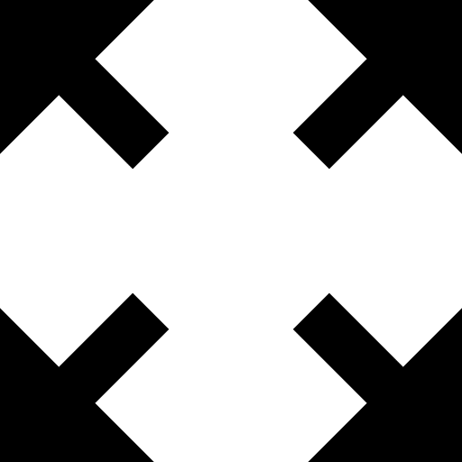 Expand deploy arrows interface icon