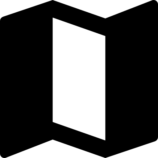 Map orientation map geography icon