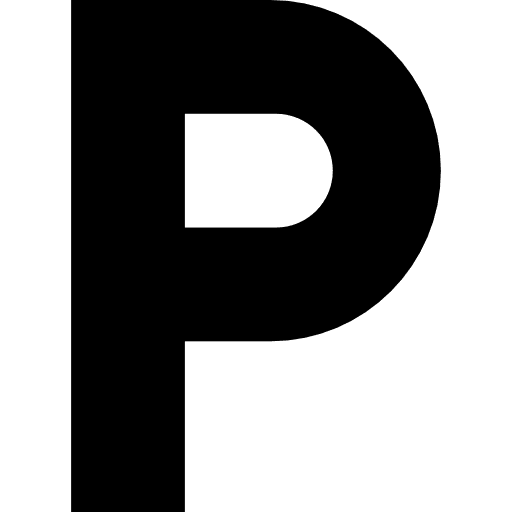 Parking automobile parking sign icon