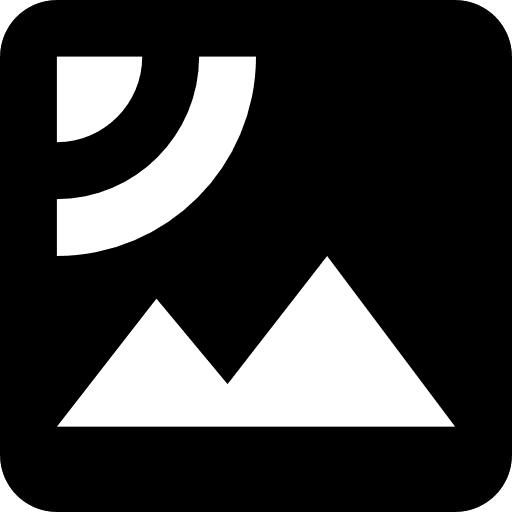 Satellite nature mountains symbol icon