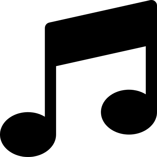 Musical note song music player music and multimedia icon