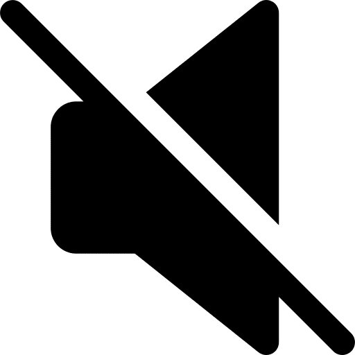 Mute speaker audio music and multimedia icon