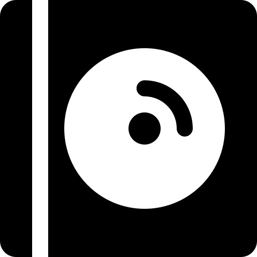 Compact disc music compact disc bluray icon