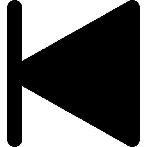 Previous music and multimedia interface multimedia option icon