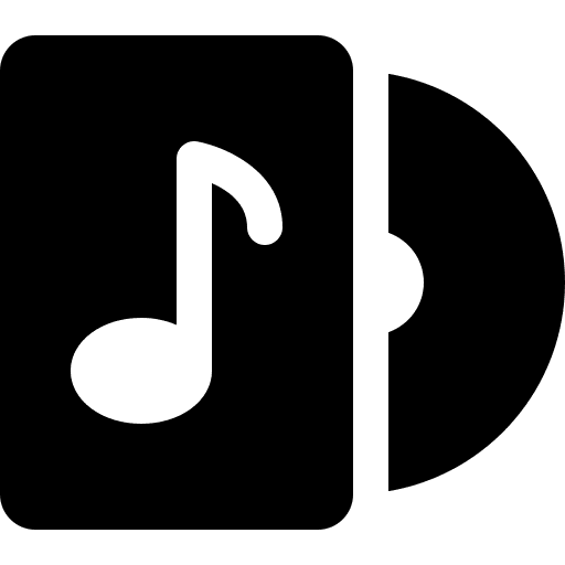 Compact disc cd bluray music player icon