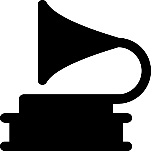 Phonograph technology phonograph vinyl icon