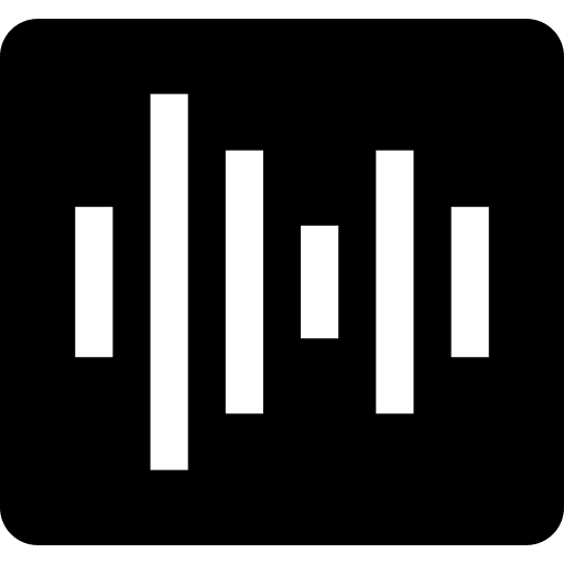 Wave music and multimedia waves wave icon