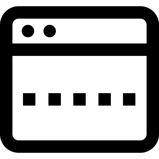 Browser page browsers interface icon