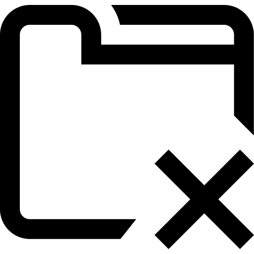 Close letter x tab cross icon