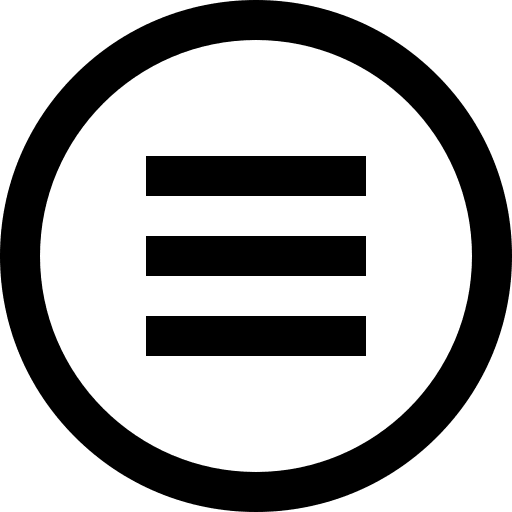 Menu three lines menu open menu icon