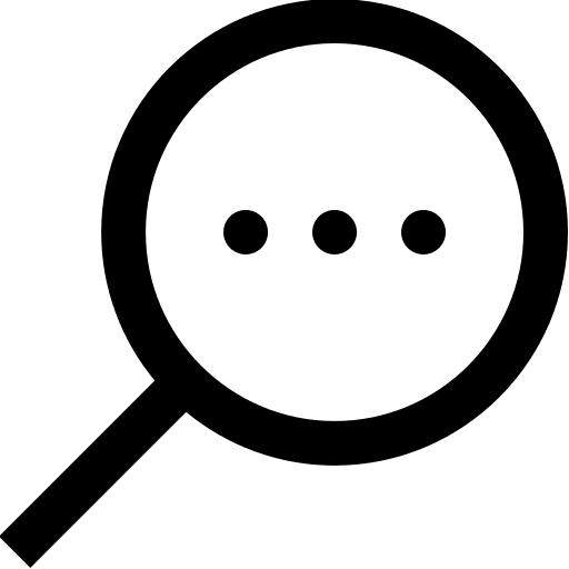 Search ui zoom magnifying glass icon