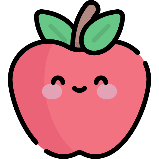 Apple diet food and restaurant healthy food icon
