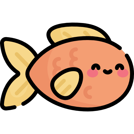 Fish animal food and restaurant supermarket icon