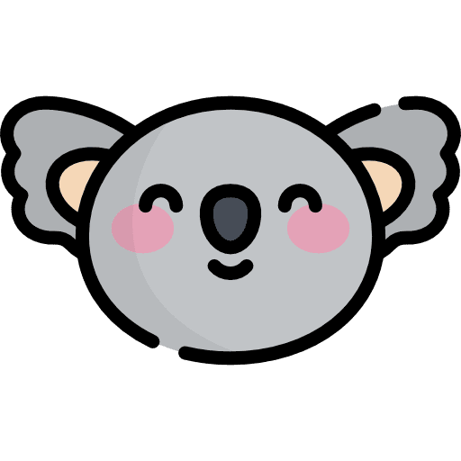 Koala wildlife animal kingdom zoo icon