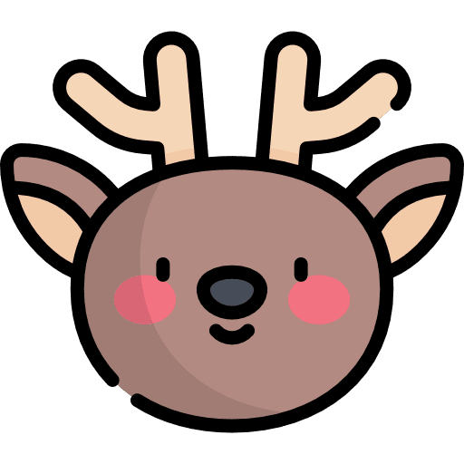 Deer reindeer animals animal icon