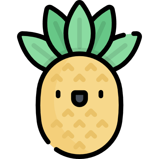 Pineapple farming and gardening foods leaf icon