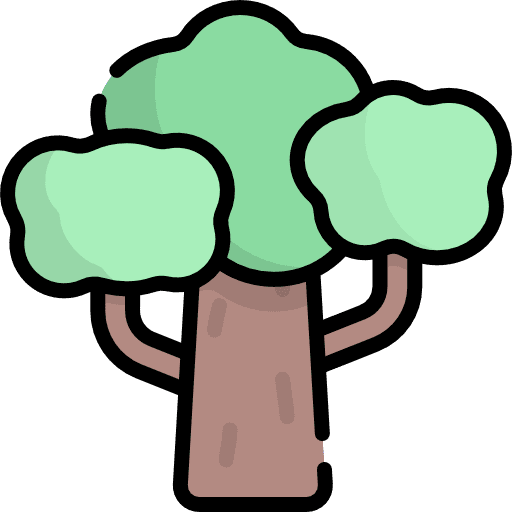 Tree tree botanical farming and gardening icon