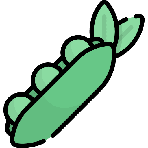 Peas nature peas healthy food icon