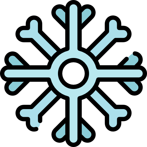 Snowflake snowing snow christmas icon