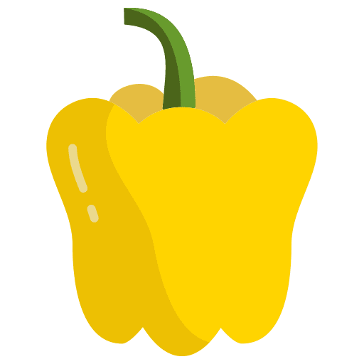 Capsicum farming and gardening vegetarian vegan icon