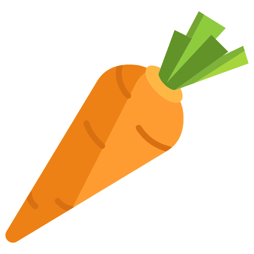 Carrot food and restaurant carrot vegetable icon