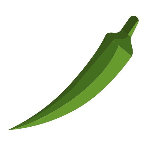 Okra food and restaurant farming and gardening okra icon