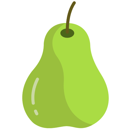 Pear pear vegetarian food and restaurant icon