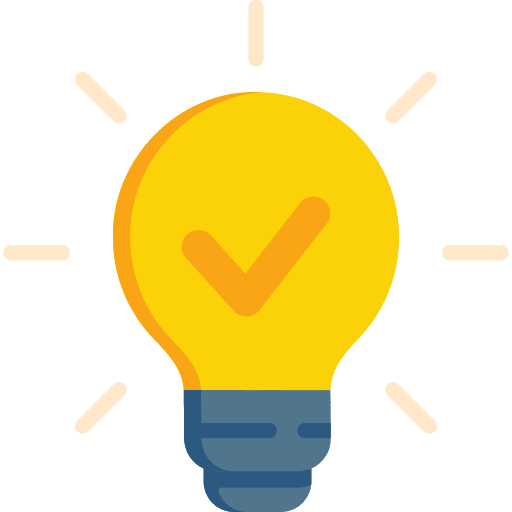 Lightbulb invention electricity technology icon