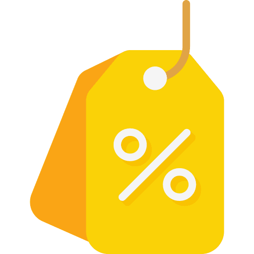 Price tag ticket discount tag sale icon