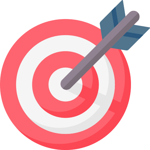 Target targeting archery impact icon