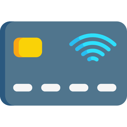 Debit card credit card money card payment method icon
