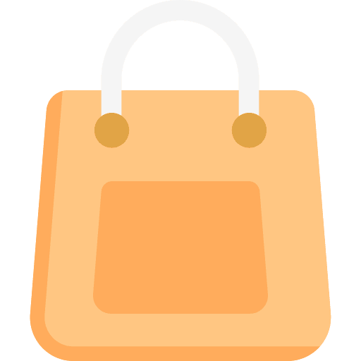 Shopping bag supermarket shopping center shopping bag icon