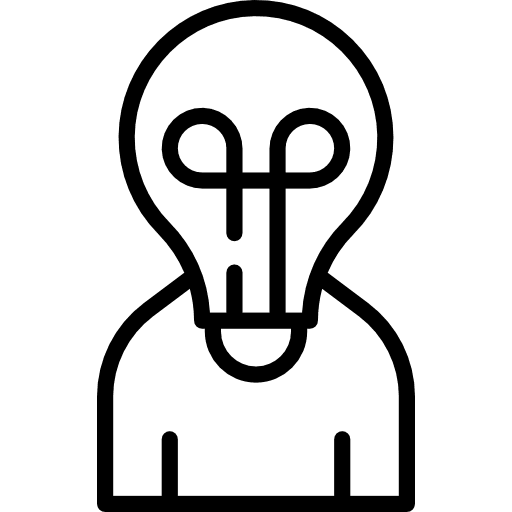 Idea technology electronics business and finance icon