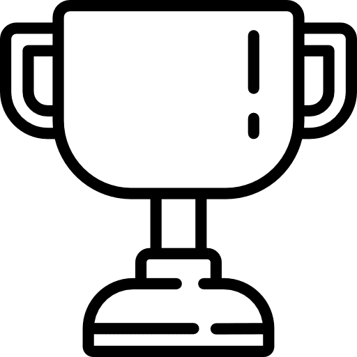 Trophy cup winner champion icon