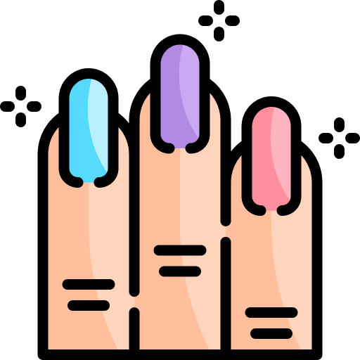 Nail hand treatment nails icon