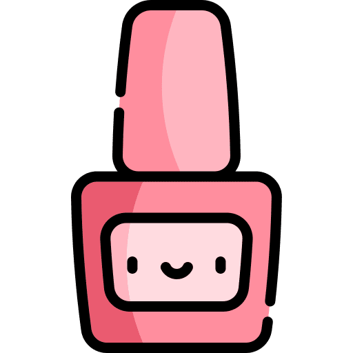 Nail polish cosmetics beauty bottle icon Nail polish cosmetics beauty bottle icon